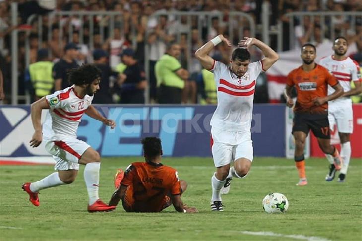 مباراة الزمالك ونهضة بركان