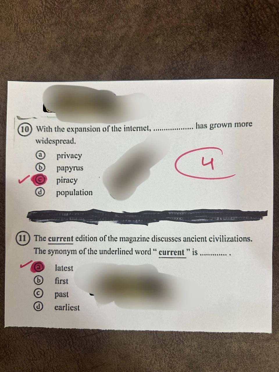 حل امتحان الإنجليزي للثانوية العامة 2025