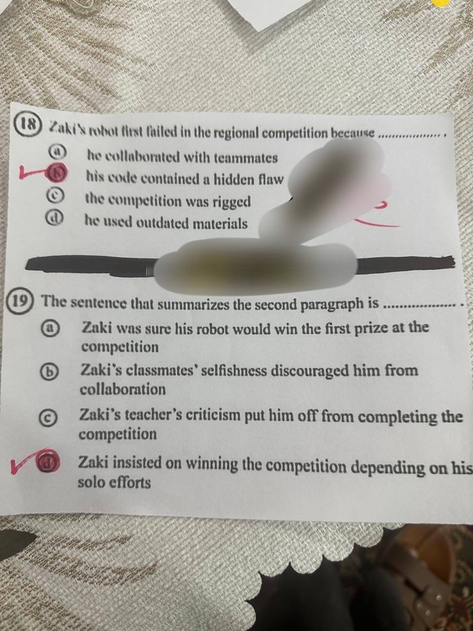 إجابة امتحان اللغة الإنجليزية تالته ثانوي 2025 نظام قديم وجديد