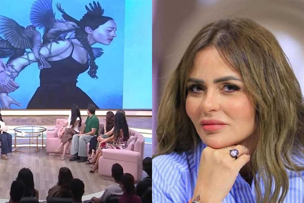 الإعلامية مها الصغير وسرقة لوحات الفنانة الدنماركية