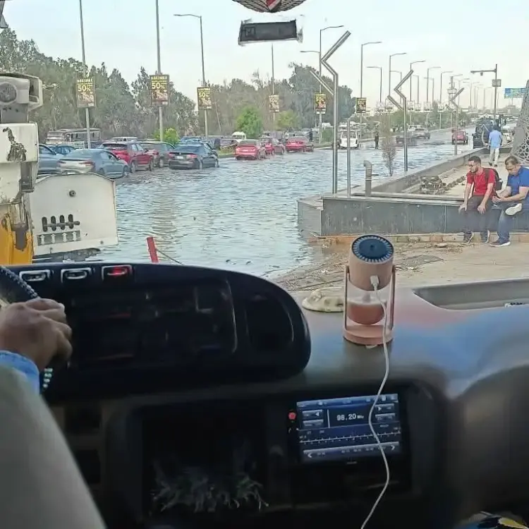 أزمة طريق الواحات اليوم