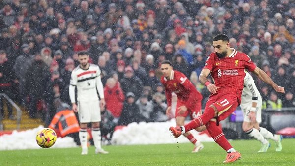 مباراة ليفربول ومانشستر يونايتد النجم محمد صلاح