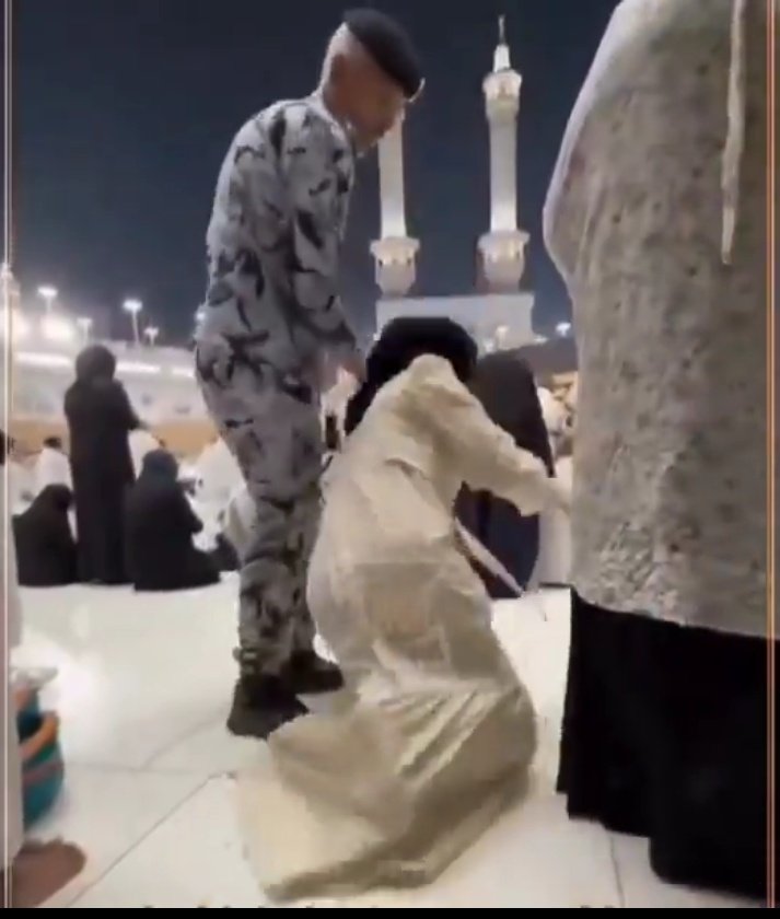 فرد امن سعودي يعتدي على معتمرة مصرية