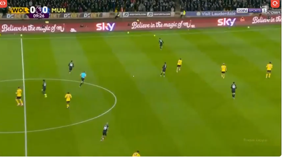 مباراة مان يونياتد ضد وولفرهامبتون