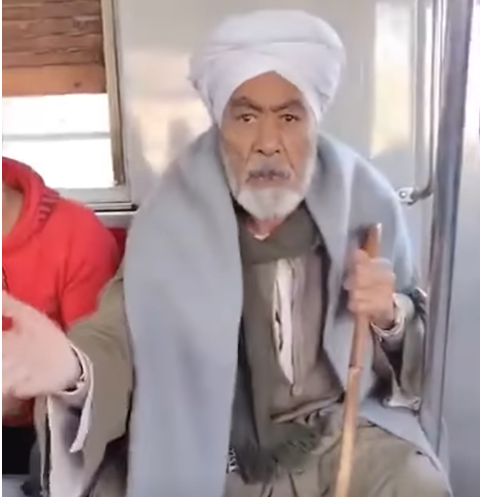 فيديو المسن الصعيدي وفتاة المترو