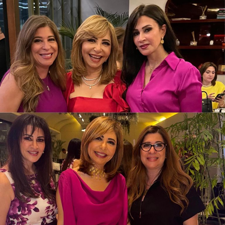 حفل عيد ميلاد لميس الحديدي