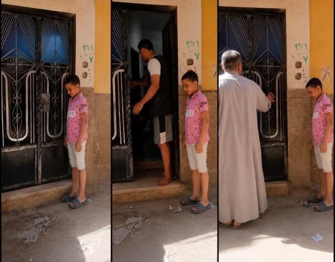 فيديو صادم.. أب يرفض استلام نجله ويعلق «وديه لأمه»