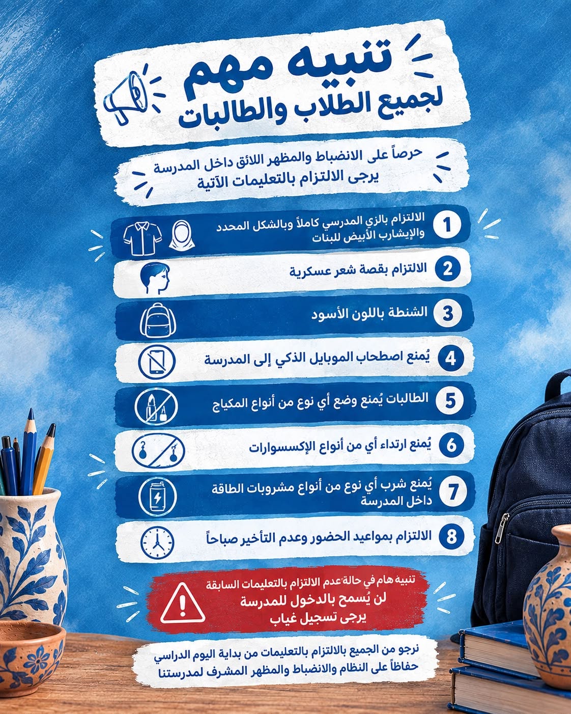 قصة شعر عسكرية والمكياج ممنوع.. مواصفات الزي بمدرسة الحرف التراثية للتكنولوجيا التطبيقية