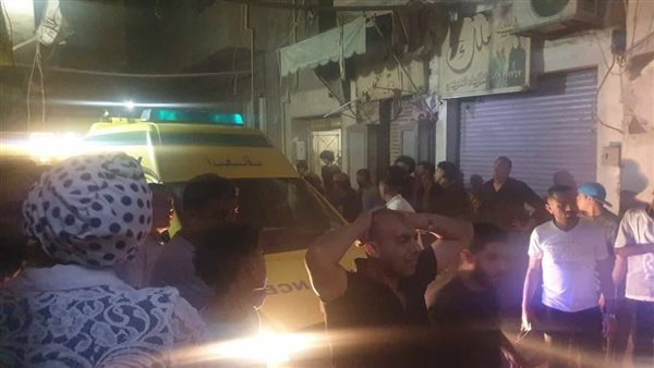 انهيار عقار نور الشريف