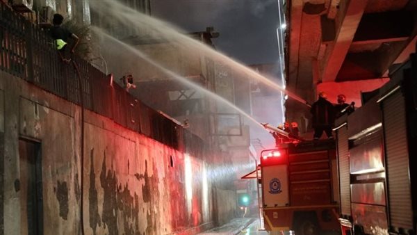 حريق سنترال رمسيس