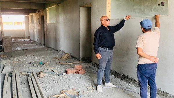 جانب من الإنشاءات