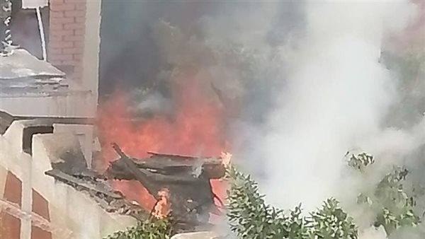 حريق مدرسة 25 يناير