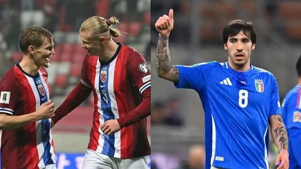 مباراة إيطاليا والنرويج