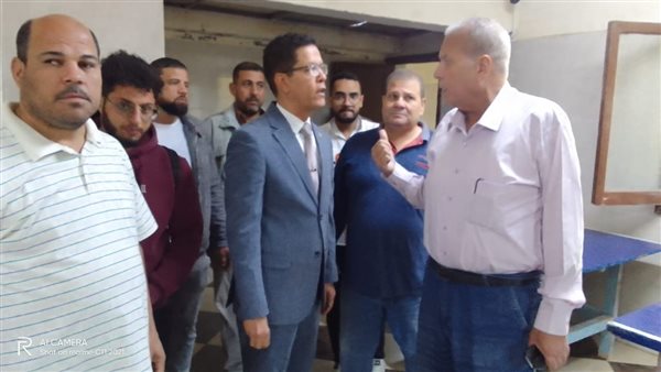 رئيس جامعة بنها يتفقد