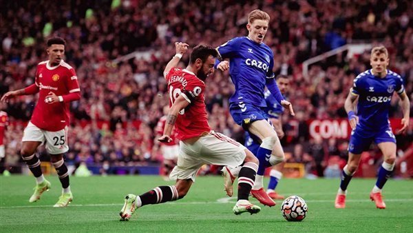 مباراة مانشستر يونايتد وإيفرتون في الدوري الإنجليزي    